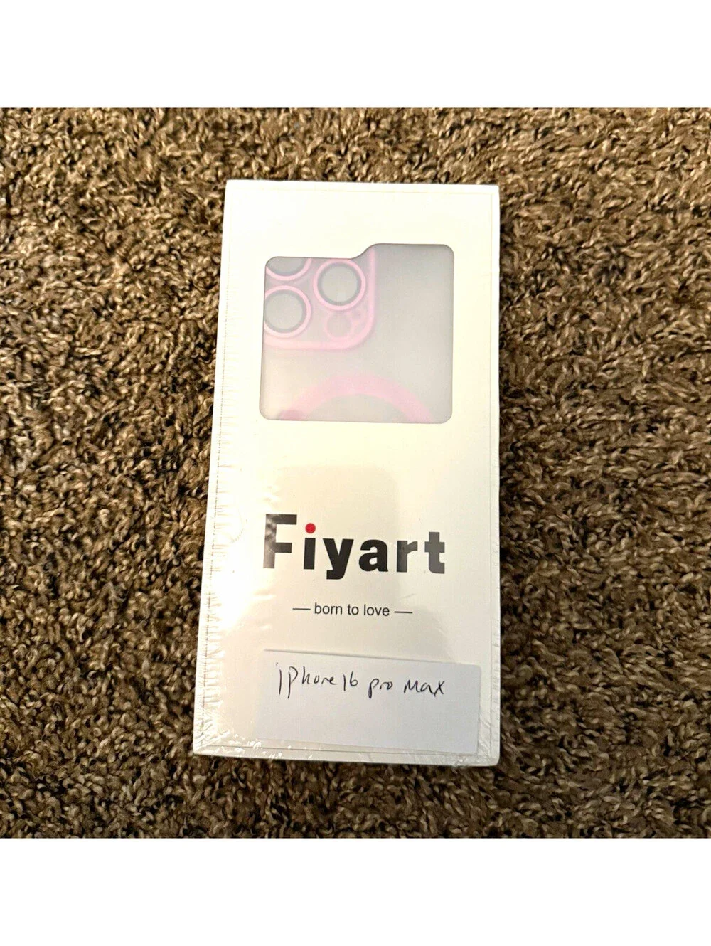 Fiyart Back Case for Apple iPhone 16 Pro Max - Rose Purple (X004CR7HHH)